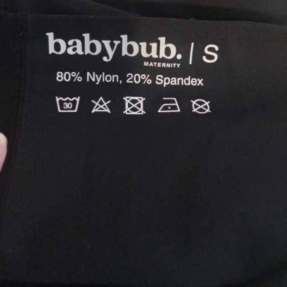 Babybud maternity leggings side pockets over the belly size smell women's - Picture 2 of 6